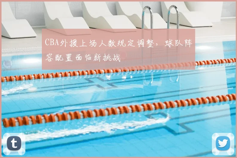 CBA外援上场人数规定调整，球队阵容配置面临新挑战