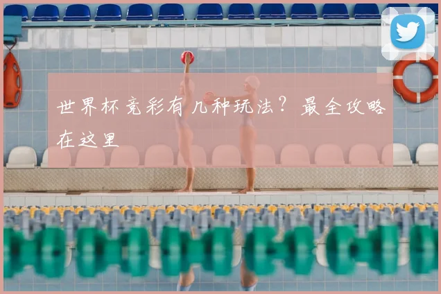 世界杯竞彩有几种玩法?最全攻略在这里